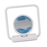 Moving Sand Art Desk Lamp USB Stepless Dimming 3D Dynamic Hourglass Sand Art Painting LED Night V1294-YM0901-3119230146312