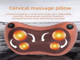 Electric Shiatsu Massage Pillow with Heat - Dual Button Deep Kneading Neck & Back Massager V888-ELOSUNG41761