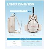Crossbody Lightweight Multifunctional Waterproof Tennis Racket Bag for Men and Women Suitable for V1308-DSZKI-466-2