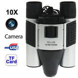 5-In-1 Binocular Camera With Video Digital Pc Cam And Tf Card Reader - 10X25Mm 101M / 1000M Field Of PRL-5720-GO-S