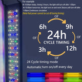 66LED Full Spectrum Aquarium LED Light Lighting Aqua Plant Fish Tank Lamp V201-YGD0018CO8AU