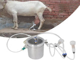 2L Goat Milking Machine, Large Capacity Manual Milking Machine Effort Saving Goat Milker Adjustable V1188-WTJ-QDH-01279