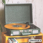 Crosley Cruiser Plus Bluetooth Turntable 3 Speed Ostrich Green V185-8005FOS4