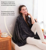 Portable Electric Blanket Heated Throw Low Voltage Blanket Camping Heater Car V1107-114-57686