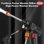 88V Cordless Electric High Pressure Washer Water Spray Gun Car Cleaner 2 Battery V201-SPRAY02BL8AU2