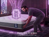 Levitex King Single Mattress Lumbar Support, 5-Zone Pocket Springs & 2-Row Hardened Edges for Deep MATTRESS-F-CORE-30-KS