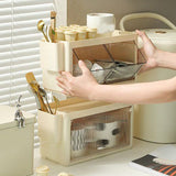 Tea Bag Storage Rack Wall Hanging Space Saving Tea Bag Box for Coffee Capsule Snacks Home Office V1294-YM0706-3117230216811
