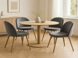 Levede 4x Dining Chairs Seat French Grey CH1037-2-GYX2