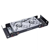 2 Burner Butane Countertop, Portable Adjustable Burners with Carry Case, Portable Camping V255-YC-TWIN-STOVE