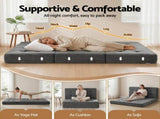 Giselle Double Folding Mattress 15cm Foldable Foam Portable Guest Sofa Bed Camping Mat FOAM-MFM-CDF-15-D