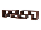 Artiss Modular TV Stand 3 Piece Entertainment Unit Adjustable Bookcase Shelf CTV-DIY-3P-WAL
