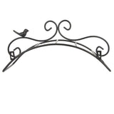 Garden Hose Holder Black Multifunction Antique Style Bird Brackets Water Pipe Storage V1294-YM0523-3111210364411