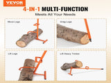 Timberjack, 46.5 in, 4 in 1 Heavy Duty Steel Log Lifter, Multifunctional Log Roller Adjustable Cant V952-YMQJDTZZDDHY9CJHJV0