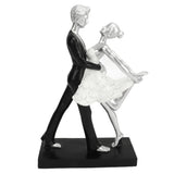 Couple Dancing Sculpture Modern Simple Innovative Resin Hand Crafted Couple Dancing Abstract Statue V1294-YM0706-3115230054911