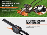 PLANTCRAFT 46CC Garden Cultivator Tiller Handheld 15" Inch Petrol 4-Stroke Titan 9 V219-PCTLLG01A