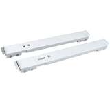2pcs Washing Machine Mobile Roller Extendable Iron White 16 Wheels Low Noise High Load Bearing with V1294-YM0901-3113230334611
