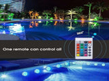Lazy Dayz 13 Colors LED Remote Pool Light 6 Pack V915-MB0048X3