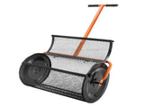 Compost Spreader, 24.4-25.6" Height Adjustable Handle, 24" Wide, Lawn and Garden Peat Moss Roller V952-GTSBJH224INCH29UKV0
