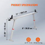 Truck Rack, 363lbs Capacity, 19-34in Adjustable Height, Aluminum Ladder Rack for Truck with 8 V952-PKHJLXJB71INCO9JWV0