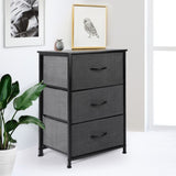 Levede Storage Cabinet Tower Chest Dark Grey CH1051-DG