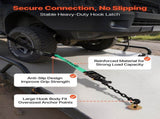 Wheel Chock Tie-Down Kit, Tire-Style Tow Dolly Strap, Car Tie Down Kit with Heavy-Duty Hook, Break V952-CLJGTJ2LTXZXMFDY9001V0