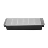 Condiment Caddy Durable Plastic Transparent Lid Detachable Design Multifunction Bar Fruit Caddy for V1294-YM0716-3118220150712