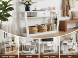 Artiss Console Table Entryway Hallway Sofa Side Table Drawer Shelf 100CM White FUR-S-CST-03-WH