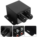 Universal Car Audio Bass Knob, Black ABS, Boosts Bass and Improves Sound Quality V1370-AZ4-08723