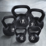 Everfit 22kg Kettlebell Set Weight Lifting Kettlebells Bench Dumbbells Gym Home FIT-K-AES-KB22K