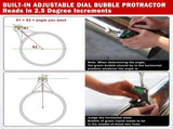 Upgraded Center Finder, Measure Diameter,fitter Tools With Centering Head, Measure V1192-AZ-W-4663