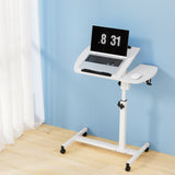 Artiss Laptop Desk Table Fan Cooling White 60CM LA-DESK-GEN-L2-WH