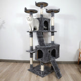 Furtastic 170cm Cat Tree Scratching Post - Dark Grey CAT-EJT-361-DGY
