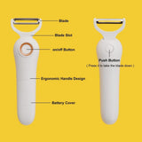 Cordless 3 Peeler Handheld Vegetable Peeler USB Rechargeable Potato Peeler With 3 Cutting Easy To V1369-AZ3-W-19760