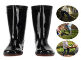 Professional Garden Waterproof Boots Simple High Gloss Non Slip Fishing Farm Rain Shoes V1294-YM0901-3111210030611