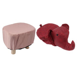 Animal Footstools Elephant Shaped Slip Resistant Silent Comfortable Stable Multi Purpose Cute Stool V1294-YM0703-3116230004113