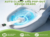 Electric Toilet Cleaning Brush Set - 3 Section V888-ELOSUNG55459