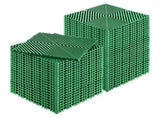 Interlocking Drainage Mat, 50 Pcs Modular Interlocking Cushion, 31 x 31 cm Splicing Drainage Mats, V952-CKPSD10X10YCS8XCRV0
