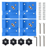 Right Angle Clamp for Woodworking Corner Joints, Square Clamp Tool with Adjustable Jaw for Frame V1341-ZY-YVSJBX4A-BLUE-4PCS
