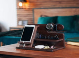 Phone stand - organizer - jewelry holder - desk organizer - gift men - cell phones, gifts V1188-MS-313-0503