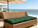 Outdoor Porch Swing Cushion Replacement - Waterproof Nylon Seat Cushion for Patio Furniture, Super V1369-AZ3-W-23926