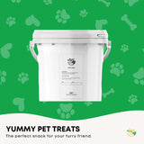 1Kg Dog Treat Beef Liver Pieces Bucket - Dehydrated Australian Healthy Puppy Chew V238-SUPDZ-40318352687184