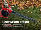 BAUMR-AG Cordless Leaf Blower Vacuum Petrol Hand Garden Lawn Held Vac 2-Stroke V219-BLWPTLBMRA2C5