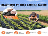 4FTx300FT Premium Heavy Duty Weed Barrier Landscape Fabric, 3.2OZ Woven Geotextile Fabric Under V952-JBXBZ4300FT3KX8BVV0