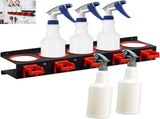 Spray Bottle Storage Rack, Wall-Mounted Spray Bottle Rack Holder, Garage Organizer Hanging Rail Car V1259-DP01-A-3857