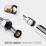 Handheld High Pressure Shower Head with 6 Spray Modes, 1.5m Shower Hose, ABS material, G1/2 Thread, V1189-LC-LY-00097