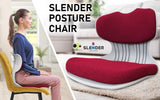 4X Slender Chair Posture Correction Seat Floor Lounge Padded Stackable RED V274-FT-SLDC-RD-X4