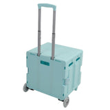 Collapsible Rolling Cart Easy Storage Strong Load Capacity Multifunctional Foldable Portable V1294-YM0901-3117230336812