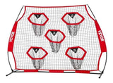1828.8x1828.8mm Football Trainer Throwing Net, Training Throwing Target Practice Net with 5 Target V952-GLQW66YC5KXWU4Z09001V0