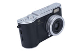 HD 1080P Flip Screen Retro Digital Camera 2.4-inch Display with 64GB TF Card - Black V1263-JX-6746-1