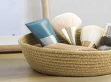 3 Piece Cotton Rope Woven Storage Basket Set Round Cotton Linen Storage Basket for Desktop V1294-YM0703-3117230008411